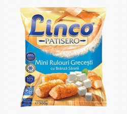 Mini Rulouri Grecesti cu Branza Sarata LINCO 500g