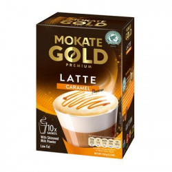 MOKATE Gold Cappuccino Latte Caramel 10x14g