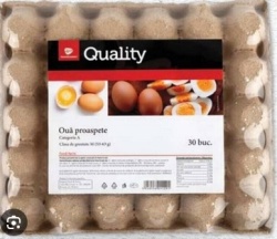 Oua de Gaina Cat. A Clasa M (53g-63g) (crescute la sol) TRANSGOURMET cofrag 30buc