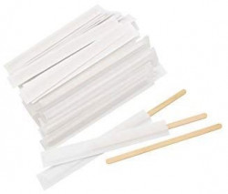 Paletine din Lemn pentru Cafea, Ambalate Individual 11cm 250buc - Img 2