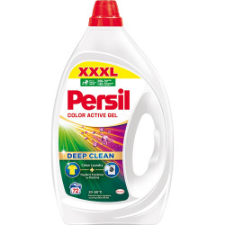 PERSIL Color Active Gel Deep Clean Detergent Automat Gel pentru Rufe Colorate 72 Spalari 3.24L