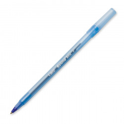 Pix Albastru BIC Round Stic Clic 1mm 3buc - Img 2