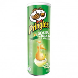 PRINGLES Chips cu Aroma de Smantana si Ceapa 165g