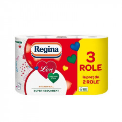 Prosoape de Hartie 3str. REGINA Love 2+1buc
