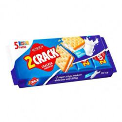 ROSHEN Crackers Sandwich cu Lapte si Vanilie 235g