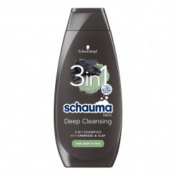 Sampon SCHAUMA Men Deep Cleansing 3in1 400ml