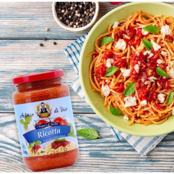 Sos pentru Paste cu Rosii, Ricotta si Busuioc ANTONIO DI VAIO 350g - Img 3