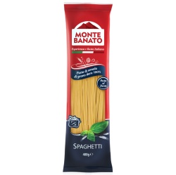 Spaghete din Grau Dur MONTE BANATO 400g