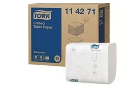 Tork Advanced T3 Hârtie Igienică Pliată Alba 2str 36 buc 252 portii