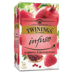 TWININGS Infuso Ceai Pomegranate & Raspberry - Rodie & Zmeura 20x1.5g