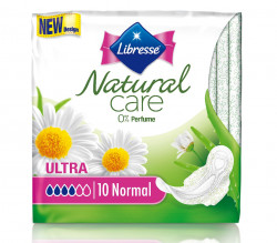 Absorbante LIBRESSE Natural Care Normal 10 bucati