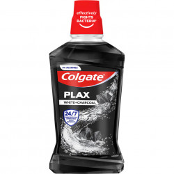 Apa de Gura COLGATE Plax White + Charcoal, Fara Alcool 500ml