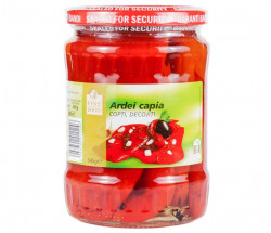 Ardei Kapia (Capia) Copti Decojiti in Otet FINE LIFE 720ml - Img 3