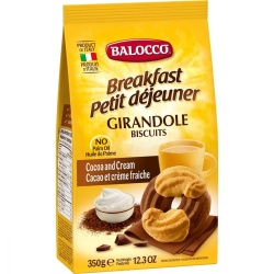 BALOCCO Biscuiti cu Smantana si Cacao Girandole 350g