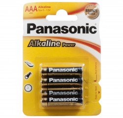 Baterii AAA LR3 PANASONIC Alkaline Power 4buc