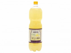 Bautura Racoritoare Carbogazoasa cu Aroma de Soc si Lamaie BIBORTENI 6x1L