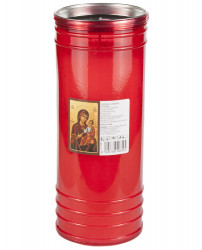Candela Rosie cu Capac 120 Ore - Img 2