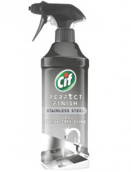 CIF Perfect Finish Solutie pentru Inox cu Pulverizator 435ml - Img 2