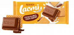 Ciocolata cu Crema de Cacao si Napolitana ROSHEN Lacmi 90g