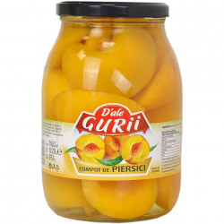 Compot de Piersici Taiate Jumatati D'ALE GURII 720ml