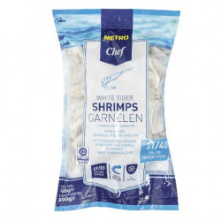 Cozi de Creveti Prefierti Congelati 31/40 M.CHEF 900g