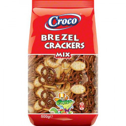 CROCO Mix Brezel Crackers 500g