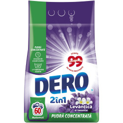 Detergent Pudra Automat pentru Rufe DERO 2in1 Levantica & Iasomie 4.5Kg - 60 Spalari
