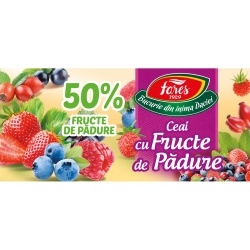 FARES Ceai cu Fructe de Padure 50% 20x2g