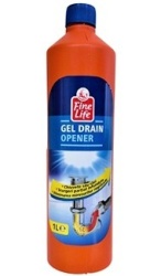 FINE LIFE Gel Hidraulic pentru Desfundat Tevi / Scurgere 1L