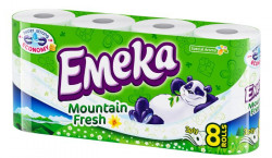Hartie Igienica EMEKA Mountain Fresh 3str. 8buc