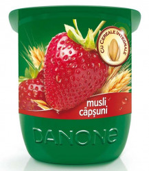 Iaurt cu Fructe DANONE Activia Musli si Capsuni 125g
