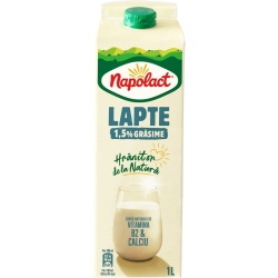 Lapte 1.5% NAPOLACT 1L