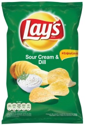 LAY'S Chipsuri din Cartofi cu Smantana si Marar 105g