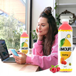 LIMOLIFE Limonada cu Miere si Zmeura, Neacidulata 12x500ml - Img 2