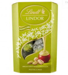 LINDOR Bomboane de Ciocolata cu Cremă de Fistic 200g