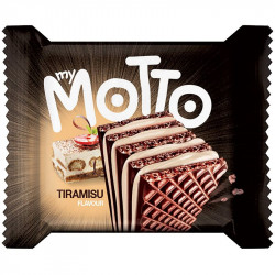 MY MOTTO Napolitane cu Crema de Tiramisu 20x34g