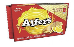 Napolitane cu Crema de Lamaie ALFERS 170g