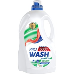 PRO WASH Detergent de Rufe Manual si Automat Gel Rufe Colorate 4.8L
