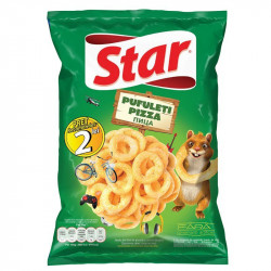 Pufuleti cu Aroma de Pizza STAR Snacks 4x80g - Img 2