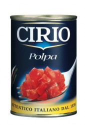 Pulpa de Rosii Taiata Cuburi csv. CIRIO 400g - Img 1