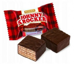 ROSHEN JOHNNY KROCKER Napolitane Glazurate cu Cacao, Ambalate Individual 1kg - Img 2