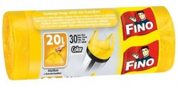 Saci Menajeri Galbeni cu Manere FINO Color 20L 30buc