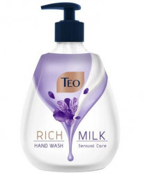 Sapun Lichid TEO Crema de Lapte 400ml - Img 1