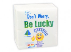 Servetele de Masa Albe BE LUCKY 25x25cm 1str. 200buc