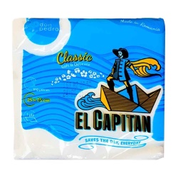 Servetele de Masa Albe EL CAPITAN 25x25cm 1str. 100buc