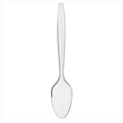 Set Lingurite Transparente Reutilizabile 50buc