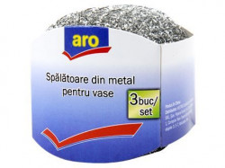 Spalator Metalic - Burete de Sarma pentru Vase ARO 3buc - Img 1