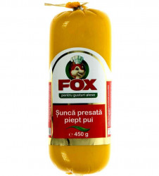 Sunca Presata din Piept de Pui FOX 450g