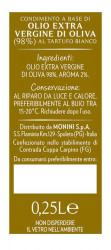 Ulei de Masline Extra Virgin Aromatizat cu Trufe Albe MONINI 250ml - Img 2