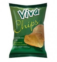 VIVA Chips cu Smantana si Marar 100g